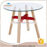 Fancy Design China Gold Supplier Wooden Dining Table Set Rustic thumbnail-2