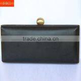 6.5*3inch Antiques Brass Box Purse Frame With Two Plastic Shells thumbnail-4