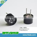 16 mm 40KHz piezoelectric transducer