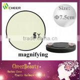 Fashion 5x magnifying mirror with sucker CM023/magnifying mirror/plastic magnifying mirror