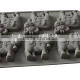 Different Shape 12-cups Silicone Chocolate Moulds thumbnail-3