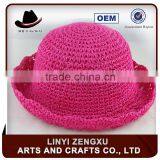 Promotional Beautiful Kids Straw Boater Hat thumbnail-3