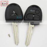 High Quatity Mitsubishi 3 buttons replacement key case fob for mitsubishi outlande with chip key shell