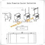 Portable Plastic Promotion Table, Outdoor Billboard Advertising Equipment thumbnail-2