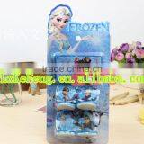 Blue Preety Girl Rubber Stamp