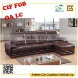 2016 Hot Sale Antique Sofa Furniture Living Room Sofa Foshan Manufactoture1 Shaped Leisure Leather Sofa thumbnail-1