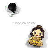 Custom Soft Pvc Cheap Decorative Plastic Ladies Stone Shoe Buckle