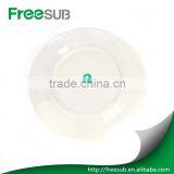 Hot Sell Elegant 10" White Blank Gold Rimmed Round Ceramic Sublimation Coated Plates thumbnail-3