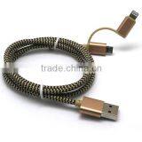 Wlecome Custom Two-in-one Data Cable for Iphone Data Cable for Android Data Cable for Iphone6/6s