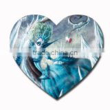 heart shape blank sublimation fridge magnet