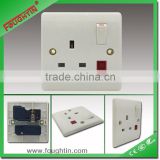 13A 1 GANG SWITCH SOCKET WITH LIGHT AL14