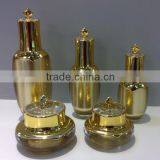 Whole Set New Design Crown Luxury Cosmetic Jars and Bottles Acrylic Jar and Bottle thumbnail-1