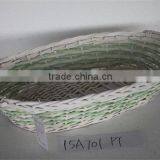 Popular Big Wicker/wood Chip Tray