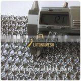 Architectural Design Metal Chain Ring Mesh for Modern House Decoration