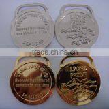 Brass Label,coin Tag ,embossed Label ,engraved Sticker,chrome Label thumbnail-1