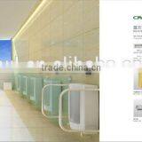 Compact Board ,aluminum Profile Public Toilet Partition