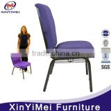 low price well design purple comfortable church chair