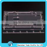 Rectangular Clear Display Block Electronic Acrylic Milling Compartments