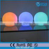 Promotion Gift 2017 Rgb Color Changing D8cm PVC Mini Decorative Led Glowing Orb