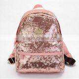New 2016 Women Backpack 4 Colors Promotion Big Crown Embroidered Sequins Backpack Wholesale BWQ432 thumbnail-1