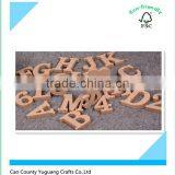 Wooden Letter Plain Wood Letter Wooden Blocks Party Home Christmas Decoration Crafts thumbnail-2
