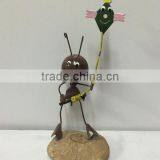 2015 Newest Design Garden Ant Metal Ant Decoration Painted Metal Ant Ant With Flower Garden Stake Ant Stakes Metal Ant Garden thumbnail-2