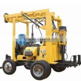 Efficient machinery!deep water well drilling rigs with wheel chassis device