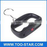 Black LCD Screen 50Kg/10g Fish Hook Hanging Digital Weighing Luggage Scales thumbnail-4