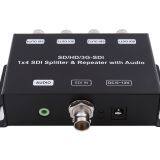 Coutstand SD/HD/3G-SDI 1 to 4 Distribution Amplifier & Repeater 4-ports SDI Splitter /Repeater With Audio Extraction thumbnail-1