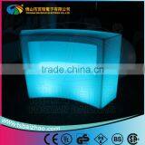 Illuminated Plastic Outdoor Lighting Bar Table / Led Waterproof Bar Counter thumbnail-1