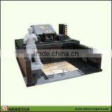 Absoutely Black Tombstone,Granite Tombstone, Headstone thumbnail-1