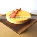 Modern Walnut Pedestal Cake Stand thumbnail-1