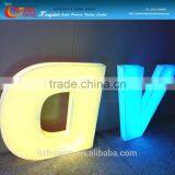 China Wholesale Plastic Led Letters Light Lamp for Adverdisement With 16 Changeable Colors thumbnail-3