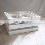 Wood Storage Crate, Unfinished Wood Wine Crate thumbnail-5