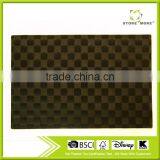 Kitchen Placemat Multi Colored PP Placemats, Solid Red thumbnail-4