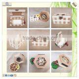 Clear Lid Hexagonal 3D Slicing Wooden Jewellery Storage Box thumbnail-6