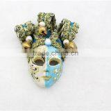 3D Golden Mask FRIDGE MAGNET Venetian Mask Magnet thumbnail-2