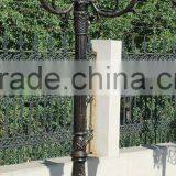 Cast Iron Three Heads Outdoor Antique Lamp Pole thumbnail-1