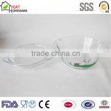 High Borosilicate Glassware Glass Salad Bowl With Lid thumbnail-3