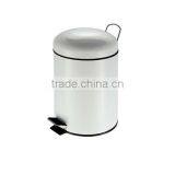 3 Litre Pedal Trash Bin White Foot Pedal Bin With Lid For Easy Opening Closing Dustbin thumbnail-2