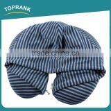 New Design Custom Printed Pillow Case U Shape Travel Hoodie Neck Pillow Travel Hooded Pillow With Sweatshirt Hat thumbnail-3