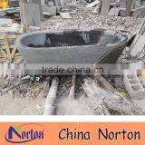 Round natural stone cultured marble freestanding bathtub NTS-B185A