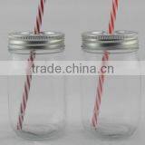 Glass Mason Jar With Handle With Metal Lid ,High Quality Mason Drinking Glasses Jar,Mason Jar Mug thumbnail-1