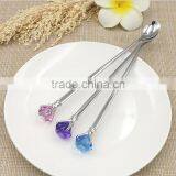 Crystal Handle Stainless Steel Spoon Cutlery Set thumbnail-3