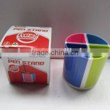 Colorful Plastic Stationery STORAGE BUSKET/Multifunctional Pen Holder thumbnail-4