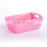 New PP Plastic Rectangular Storage Basket With Handle thumbnail-1