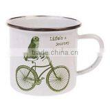 Galvanized Enamel Mug With Cute Designs thumbnail-1