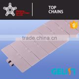 820-K250 width 82.6mm plastic POM anti-static table top chain for food conveyor