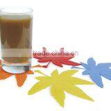 Leave Shape Silicone Cup Mat thumbnail-1