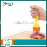 Hot Selling BPA Free Plastic Handle Stainless Steel Meat Tenderizer Tool thumbnail-1